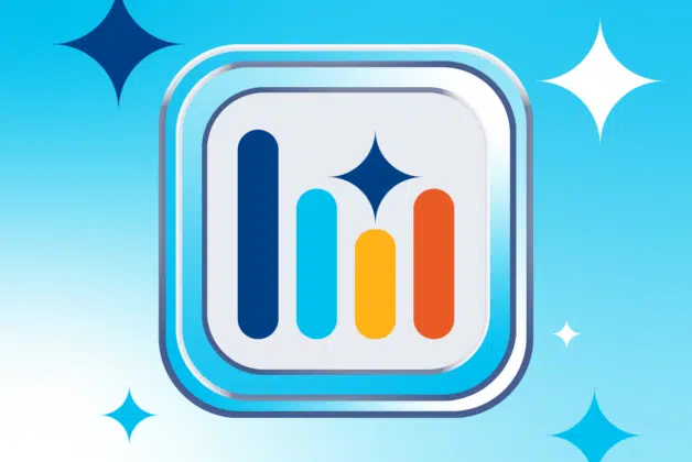 advanced ai analytics official comms decorative image featuring product's logo